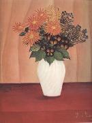 Henri Rousseau Bouquet of Flowers painting